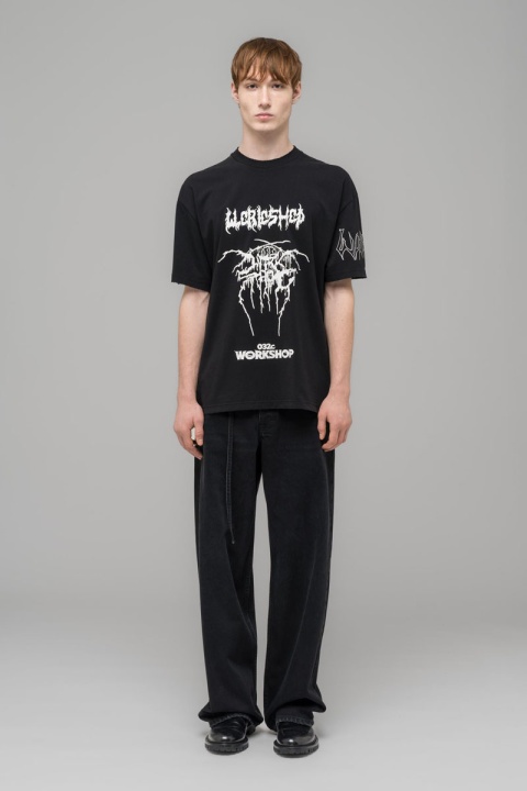 032C "Armour" Tee - Faded Black