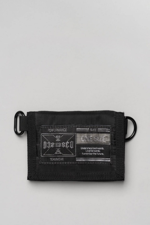032C "Team" Tag Lanyard Wallet - Black