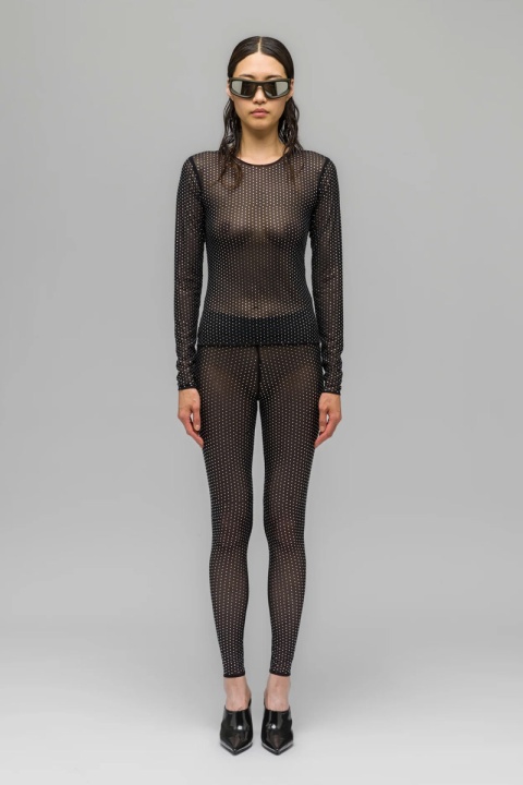 032C "Luster" Fitted Longsleeve - Black