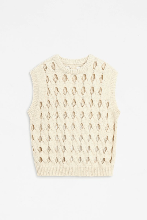 Soulland Toby Vest - Ecru