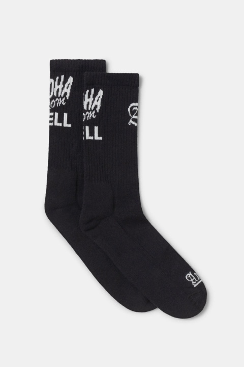 Aries Aloha From Hell Sock - Black