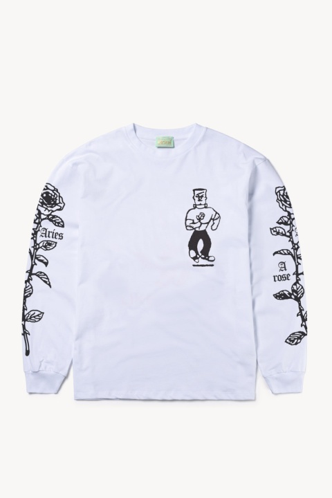 Aries Aries Arose LS Tee - White