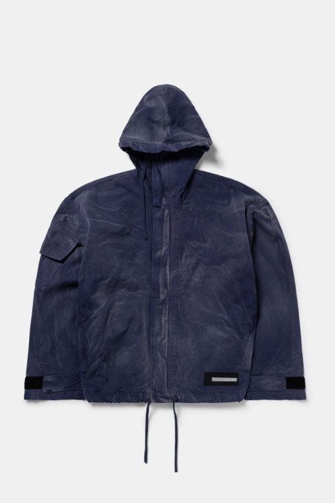 Aries Canvas Parachute Jacket - Indigo