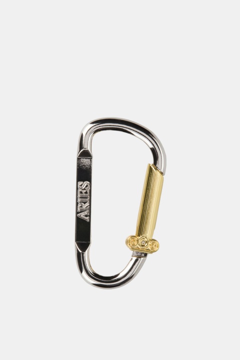Aries Column Carabiner - Silver Gold