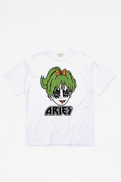 Aries Kiss Tee - White