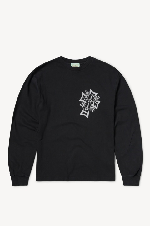Aries Aged Lords of Art Trip LS Tee - Black