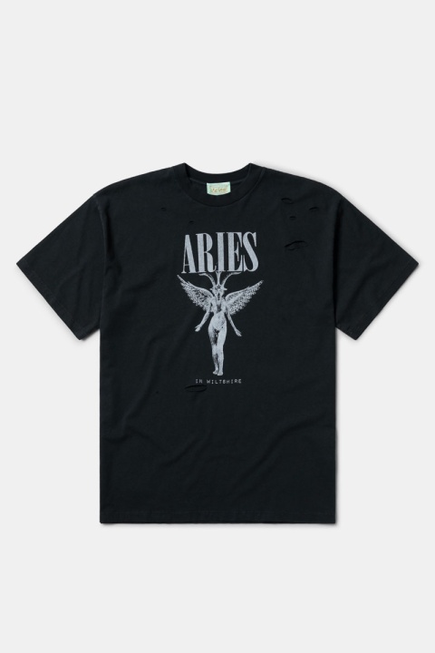 Aries Destroyed Nirvana Tee - Black