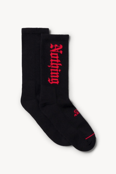Aries Nothing Matters Sock - Black