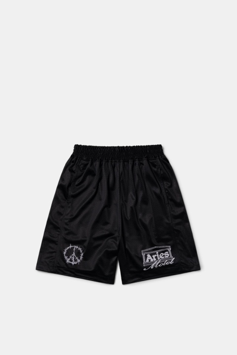 Aries Ramscape Airtex Shorts - Black