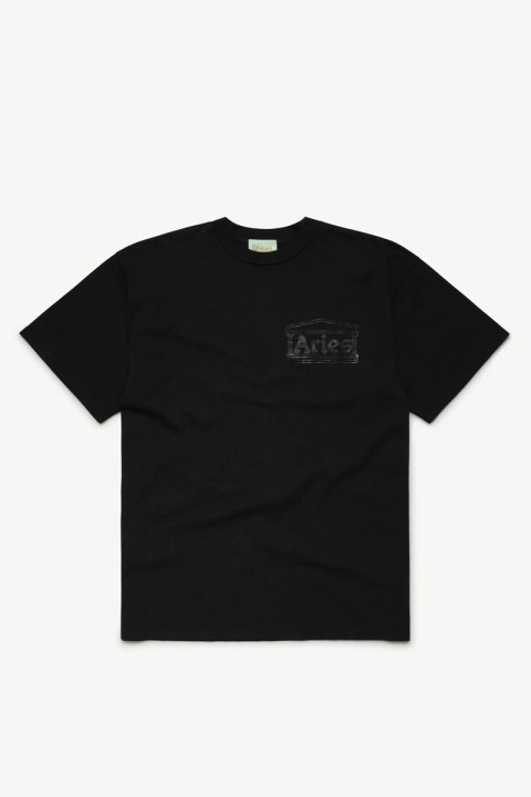 Aries Temple Tee - Black