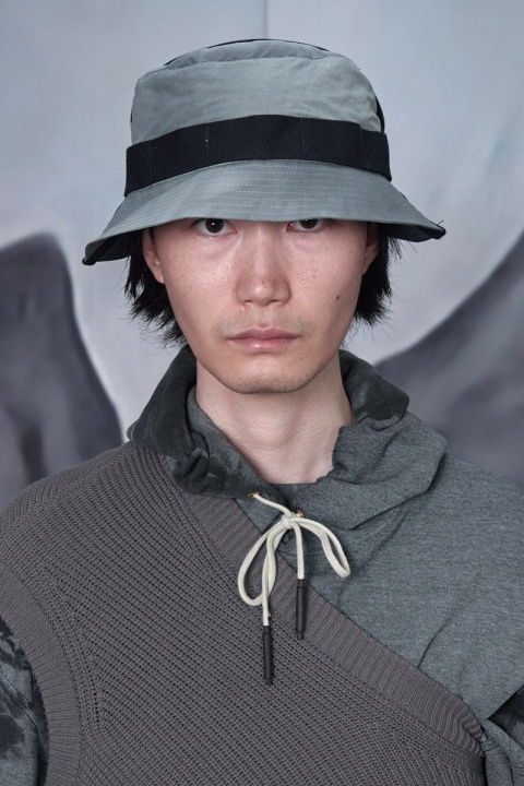 BU7_Bename Bucket Hat - Polywire Cold Grey
