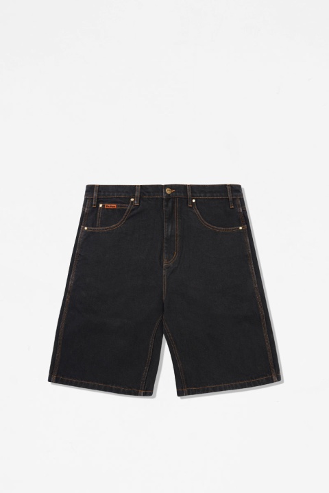 Butter Goods Baggy Denim Shorts - Washed Black