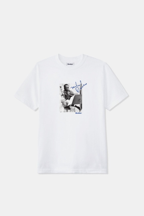Butter Goods x Miles Davis Kind Of Blue Tee - White