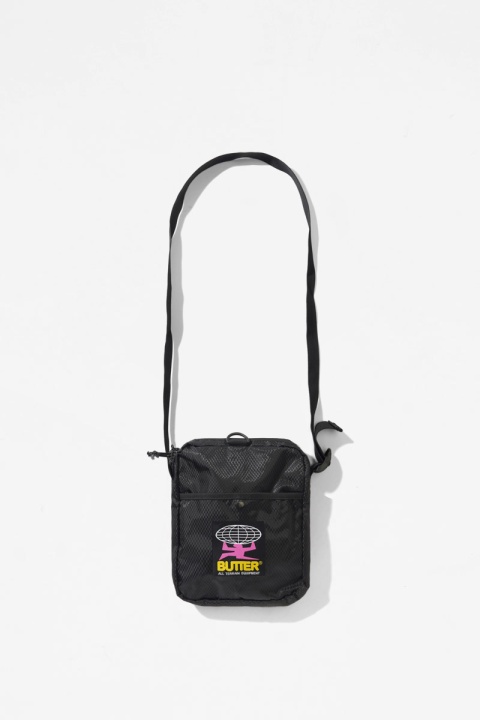 Butter Goods Ripstop Side Bag - Black