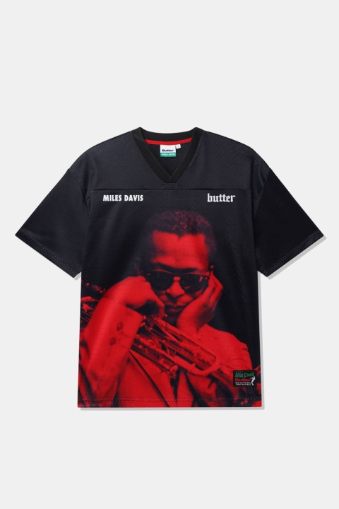 Butter Goods x Miles Davis Round About Midnight Jersey - Black
