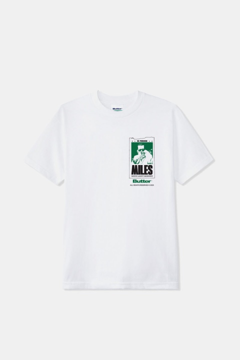 Butter Goods x Miles Davis Round About Midnight Tee - White