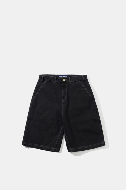 Butter Goods Scribble Denim Shorts - Washed Black