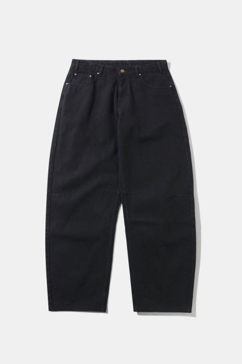 Butter Goods Wide Cut Denim Jeans - Dark Washed Black