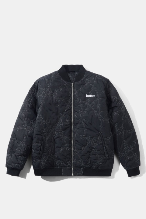 Butter Goods Wired Bomber Jacket - Black