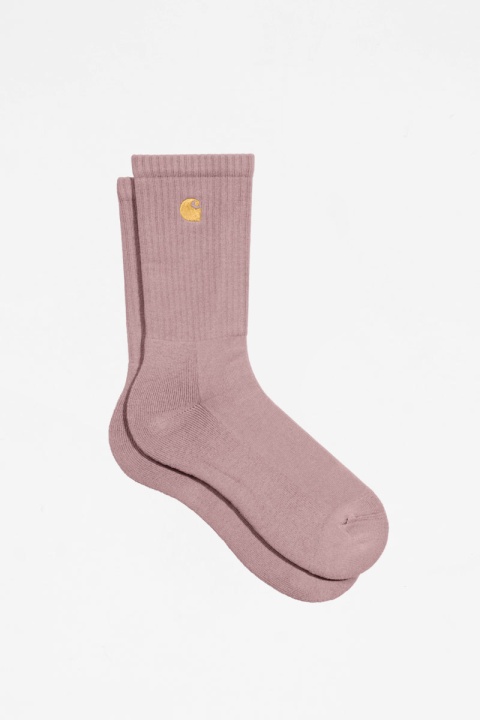 Carhartt WIP Chase Socks - Glassy Pink/Gold