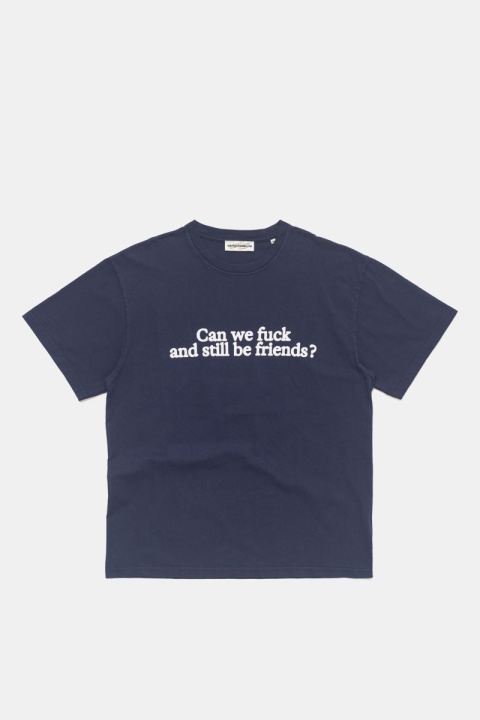Carne Bollente Benefits With Friends Tee - Navy Blue