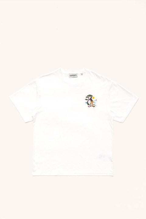 Carne Bollente Blowin' In The Wind Tee - White