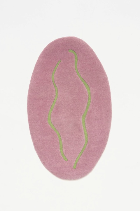 Carne Bollente Floor Is Vulva Rug - Pink