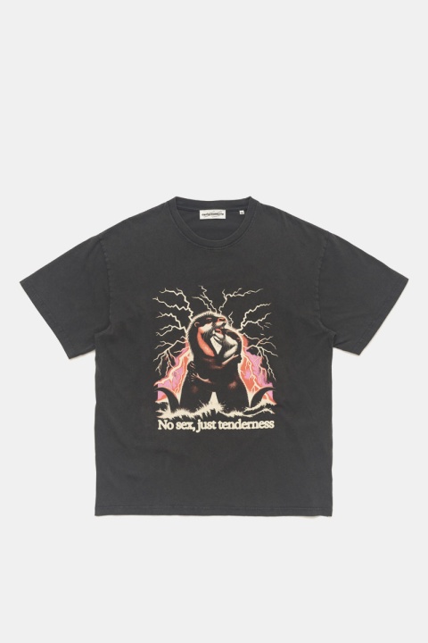 Carne Bollente No Sex, Just Tenderness Tee - Off Black