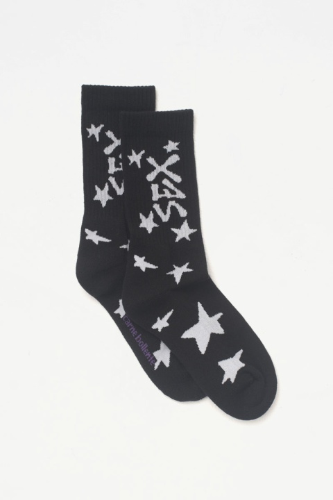 Carne Bollente Sex Star Socks - Black