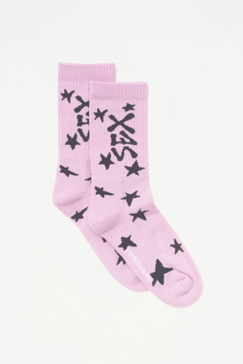 Carne Bollente Sex Star Socks - Pink