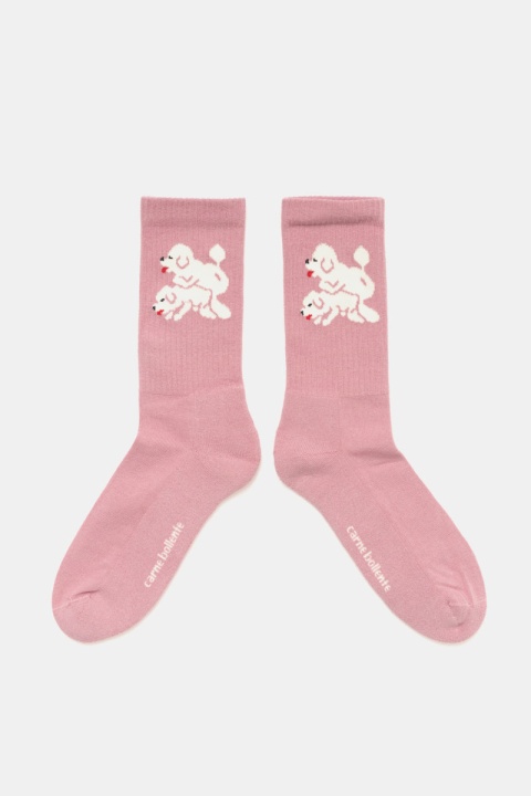 Carne Bollente Snoop Dogs Sock - Pink