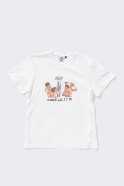 Carne Bollente Sounds Gay, I'm In Tee - White