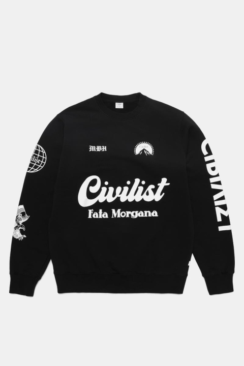 Civilist Fata Morgana Crewneck - Black