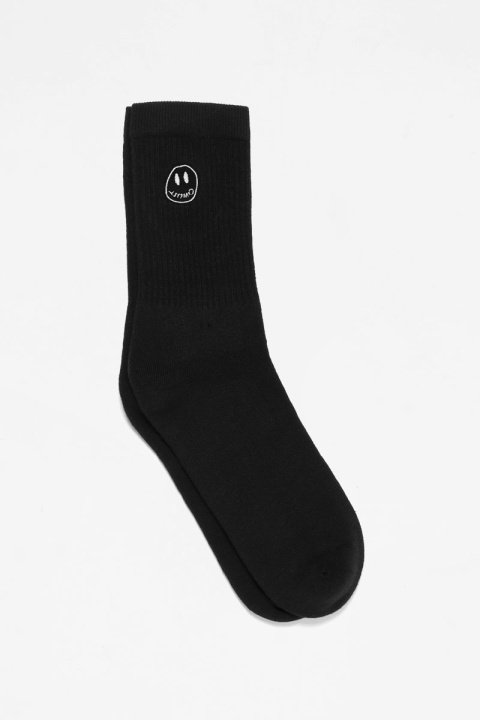 Civilist Mono Smiler Socks - Black