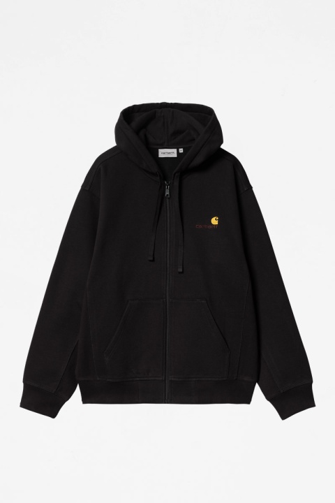 Carhartt WIP Hooded American Script Jacket - Black