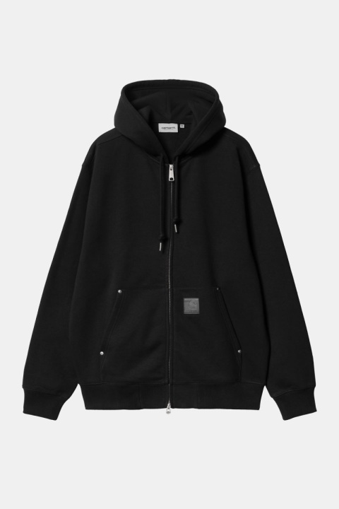 Carhartt WIP Hooded Eldon Sweat Jacket - Black
