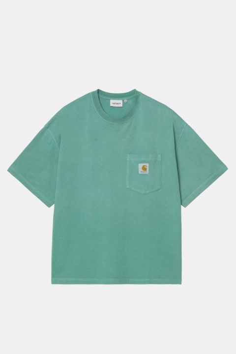Carhartt WIP Hudson Pocket Tee - Saguaro Chalk Wash
