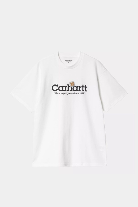 Carhartt WIP Label Script Tee - White