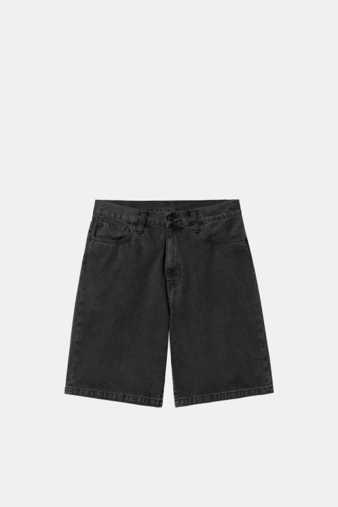Carhartt WIP Landon Short - Black Stone Washed