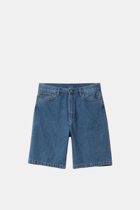 Carhartt WIP Landon Short - Blue Heavy Stone Washed