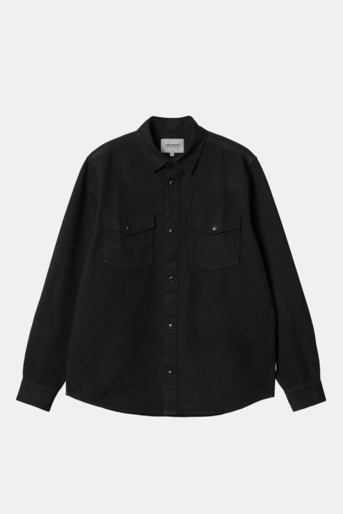 Carhartt WIP Santa Fe LS Shirt - Black