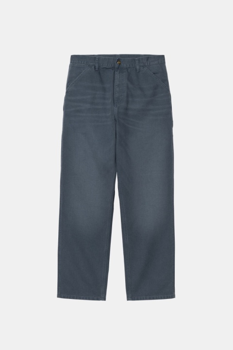 Carhartt WIP Single Knee Pant - Dusky Blue Stone Canvas
