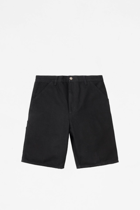 Carhartt WIP Single Knee Short - Black Rinsed