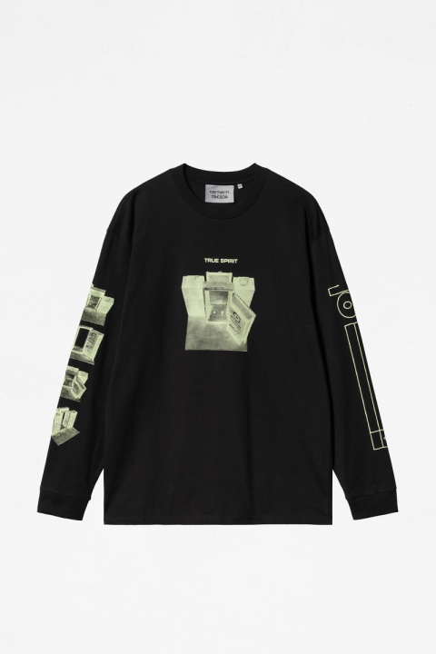 Carhartt WIP x TRESOR True Spirit LS Tee - Black/Glow Green