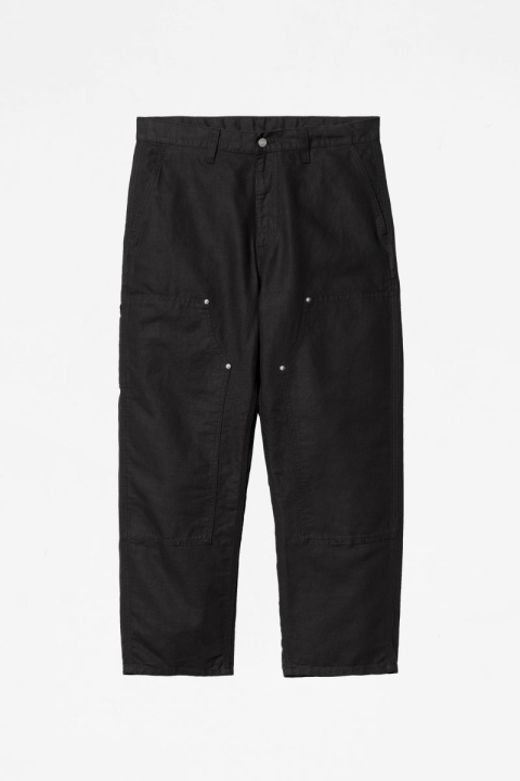 Carhartt WIP Walter Double Knee Pant - Black Rinsed