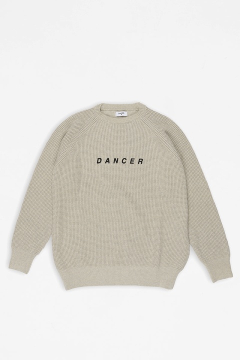 Dancer Logo Cotton Knit - Cream