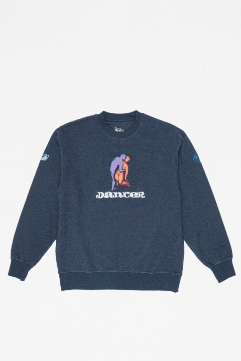 Dancer Fainting Crewneck - Heather Navy