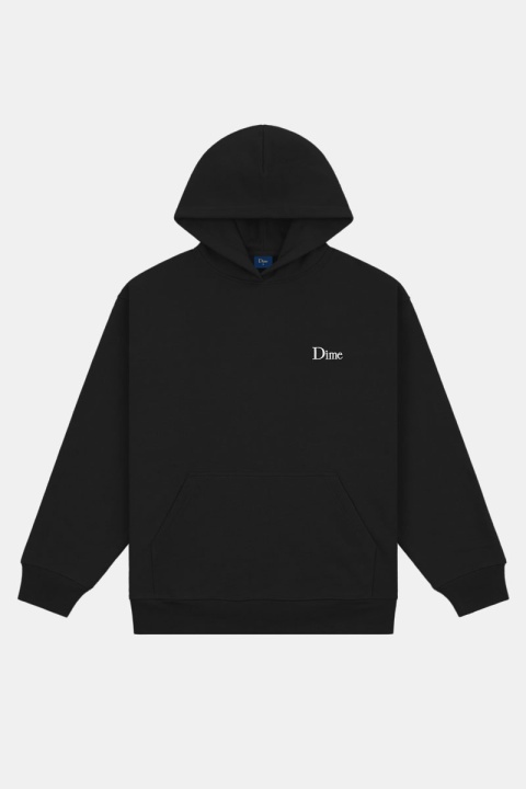 Dime Classic Small Logo Hoodie - Black