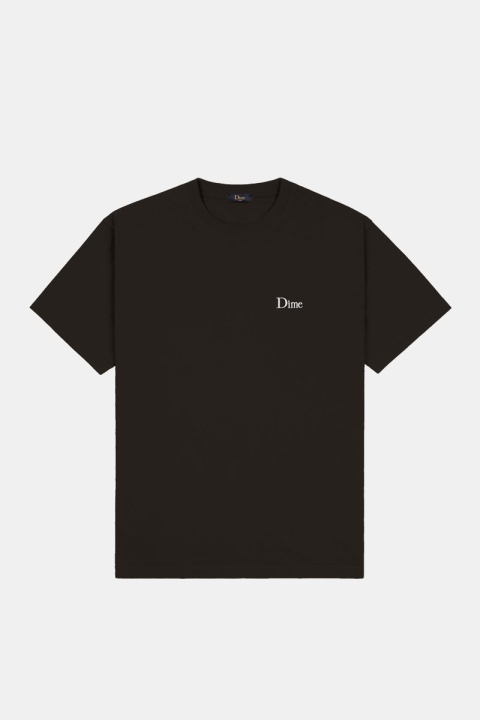 Dime Classic Small Logo Tee - Vintage Black