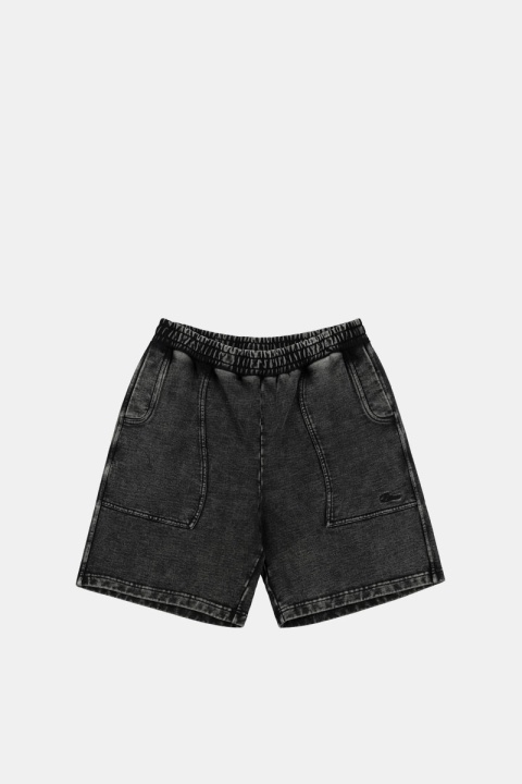 Dime Cyclone French Terry Shorts - Black Snow Washed